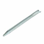 Tent peg 30cm metal half round