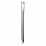 Tent peg 30cm metal half round