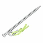 Rock peg 20 cm galvanized steel with P-hook Heavy Duty