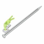 Rock peg 20 cm galvanized steel with P-hook Heavy Duty
