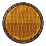 Orange reflector 60mm with bolt 5mm