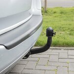 Tow bar cap black with lock