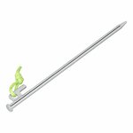 Rock pin 30 cm galvanized steel with P-hook Heavy Duty
