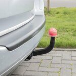 Tow bar cap Golf ball red