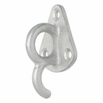 Rope hook metal with eye 70 x 45 mm