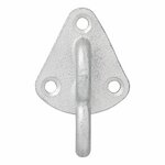 Rope hook metal with eye 70 x 45 mm