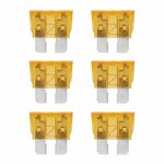 Standard plug-in fuses 5A light brown 6 pieces