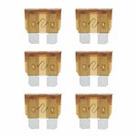 Standard plug-in fuses 7.5A brown 6 pieces