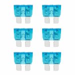 Blade fuses standard 15A blue 6 pieces
