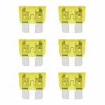 Standard fuses 20A yellow 6 pieces