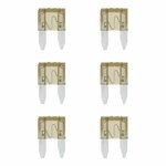 Mini fuses 7.5A brown 6 pieces