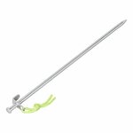 Rock pin 40 cm galvanized steel with L-hook Heavy Duty