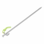 Rock pin 40 cm galvanized steel with L-hook Heavy Duty