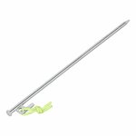 Rock pin 40 cm galvanized steel with P-hook Heavy Duty