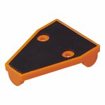 Spirit level pyramid with magnet on card