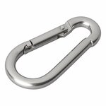 Stainless steel snap hook 5x50mm x10 pieces
