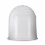 Tow bar cap white