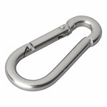Stainless steel snap hook 6x60mm x10 pieces