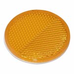 Reflector orange 60mm self-adhesive 2 pieces