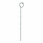 Storm peg 30 cm galvanised steel with eye