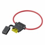 Inline fuse holder for standard plug-in fuse