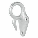 Rope hook metal with eye 70 x 40 mm