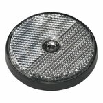 White reflector 60mm screw mounting 2 pieces