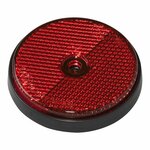 Red reflector 60mm screw mounting 2 pieces