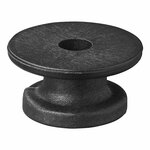 Cord holder round plastic 10 pieces