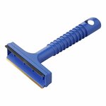 Ice scraper with brass blade
