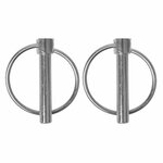 Locking pin 8mm with ring 2 pieces