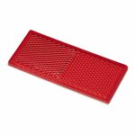 Reflector red 82x36mm self-adhesive 2 pieces