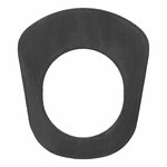 Sealing rubber for pouring spout metal