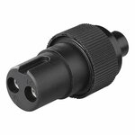 Plug 2-pin PVC