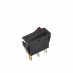 Rock switch LED red 12V 24V-max. 10A