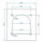 Mounting plate for lashing eye single