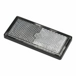 Reflector white 85x39mm self-adhesive with base plate 2 pcs.