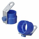 Plastic plug holder blue