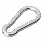 Metal snap hook 6x60mm 2 pieces