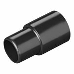 Drain pipe transition piece dia 28 mm to dia 26 mm PE black