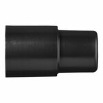 Drain pipe transition piece dia 28 mm to dia 26 mm PE black