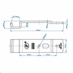 Counterpart for tension lock SPP Z-02A