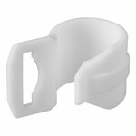 Tent clip 20-25mm with slot white 4 pieces