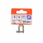 D-lock short 4mm, A4 stainless steel AISI 316, 750 daN