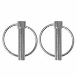 Locking pin 10mm with ring 2 pieces