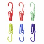 Pegs with hook - set of 6 pieces