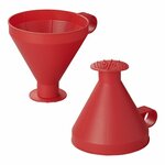 Ice scraper and funnel 2 in 1