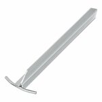 Tent peg 30 cm galvanised steel T-profile