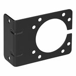 Metal socket holder angled 9.25 x 7 cm