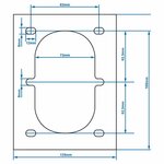 Mounting plate for lashing eye double